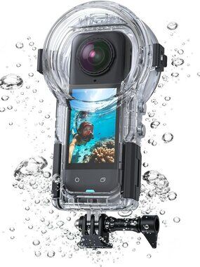Waterproof 60M Dive Case for Insta360 X5 | Underwater Housing for Snorkeling
